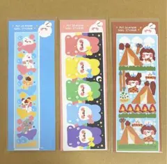 韓国作家 シール 3点セット 1 プッソニョン