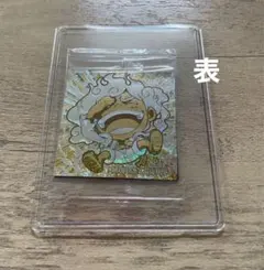 ワンピース ウエハース　ステッカー 表ニカ　裏GEAR4BOUNDMAN