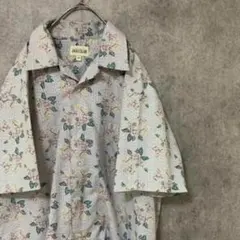 90s vintage 柄シャツ　半袖　開襟　メンズ　M 古着 個性派　A1