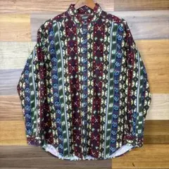 90s Woolrich USA製 ネイティブ柄 長袖シャツ XL - メルカリ