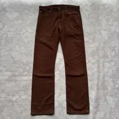 【美品】GAP 1969 コーデュロイ ストレートパンツ ブラウンのサムネイル