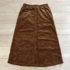 Champion コーデュロイ ロングスカート ブラウン