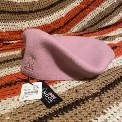 KANGOL ハンチング WOOL 504 ウール ピオニーピンク
