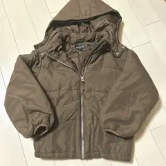 デビロック 中綿ジャケット ブラウン 140cm