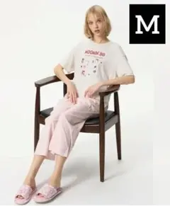 新品 ユニクロ / ムーミン ラウンジセット 半袖（NATURAL・Mサイズ）