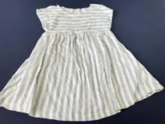 ユニクロ　ベビー　80cm ストライプ柄ワンピースのサムネイル