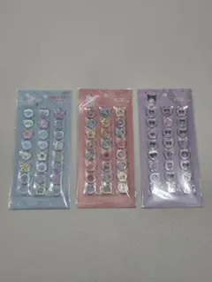 おはじきふうシール シナモロール ハローキティ クロミ 3点セット