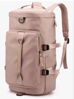 リュック 大容量　カジュアル 軽量 通学 仕事 旅行 アウトドア 防水　ピンク