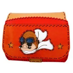 美品】紅の豚 オジャガデザイン ショートウォレット ポルコ GBL - メルカリ