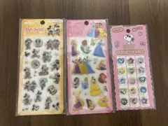 Pop Seal おはじきシール　ディズニープリンセス　スヌーピー