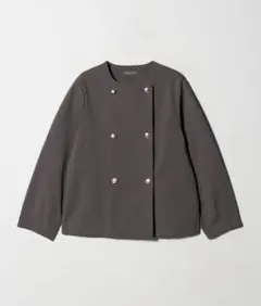 【新品未使用】　ノーカラー カーディガンジャケット　ADAYINTHELIFE