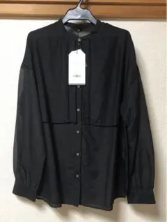 美品！！JOCONDE ROYAL 黒 長袖シャツ シンプル ゆったり 40 - メルカリ