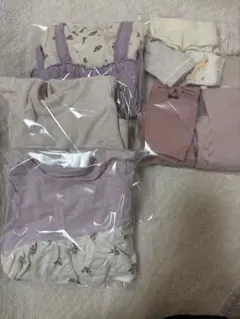 petit main その他　3点ロンパース　靴下、タイツ7セット　合計10点