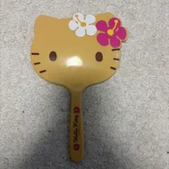 日焼けキティー 手鏡 オーバル型