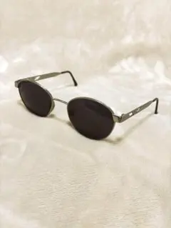 【アルマーニ】丸型サングラス ブラックレンズ