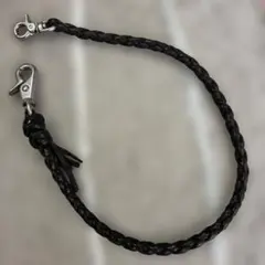 GUIDI ブラックレザー ウォレットチェーン - メルカリ