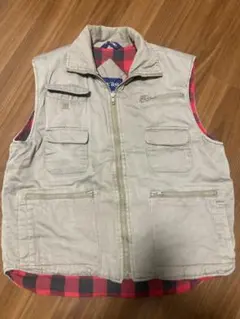 古着OZARK TRAIL 裏地チェック中綿ベスト