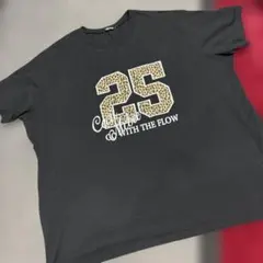 新品　5L 大きいサイズ　Cecil McBee レオパード柄Tシャツ 25