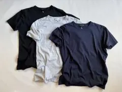 agnès b. homme Tシャツ 3枚セット(黒・グレー・紺 Mサイズ)のサムネイル