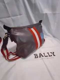 BALLY ショルダーバッグ ブラウン レザー 保存袋付きのサムネイル