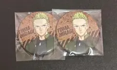 WIND BREAKER 柊登馬 グリッター缶バッジ 2点セット