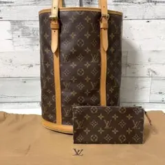 【外観良好/状態考慮】LOUIS VUITTON トートバッグ バケットGM