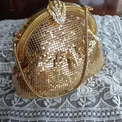 ゴールドメタリック　パーティバッグ