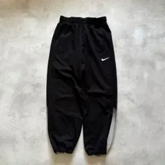 10s NIKE ナイキ スウォッシュロゴ刺繍 ドローコード テックパンツ