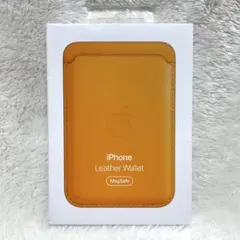 Apple 純正 iPhone レザーウォレット カリフォルニアポピー
