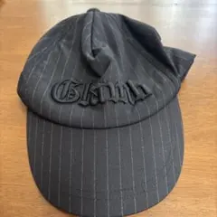 Glamh ストライプキャップ 黒のサムネイル