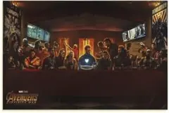 【週末限定価格】アベンジャーズ　最後の晩餐　アートポスター　60cm✖️90cmのサムネイル