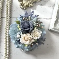 コサージュ ✴︎ ブルー ローズ ばら フォーマル 入学式　卒業式♡