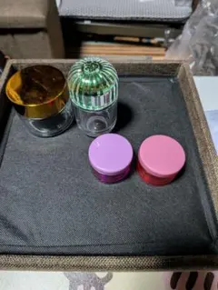 空き瓶 4個セット 小物入れ ハンドメイド素材