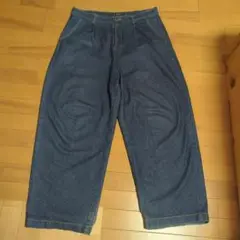 Beno バギーデニム タック有
