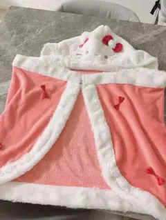 サンリオ当たりくじ ハローキティ ラストスペシャル賞 フード付ケープ