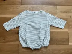 韓国子供服　MONBEBE ボーダー　ロンパース　L
