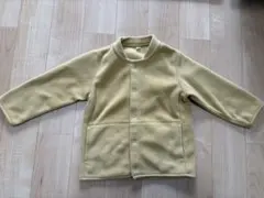 無印良品　フリースジャケット イエロー 90cm