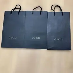 GUCCI ブラック紙袋 3枚セット