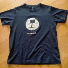 mont-bell クマロゴ Tシャツ 黒