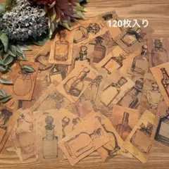 BM-46 ハンドメイド コラージュ素材 香水 レトロ ヴィンテージ チケット