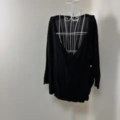 Sonny Label ブラック ラップ風長袖カーディガン 軽量のサムネイル