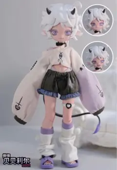 【最終値下げ】セリア カスタムドール フルセット カスタムドール 40cm 1/4 フルセット 球体関節人形 BJD アニメ