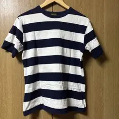 GROOVIN HIGH ストライプ Tシャツ S ネイビー/ホワイト