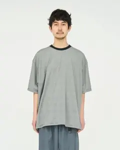 ROKU新品紙タグ付き⭐️日本製❗️コットンナイロンシアーボーダーT