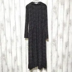 ユニクロ イネス (S)　レーヨン プリント カシュクールワンピース