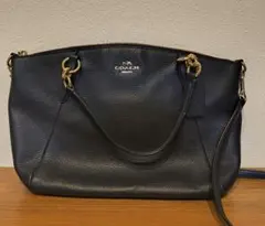 COACH ネイビー ショルダーバッグ
