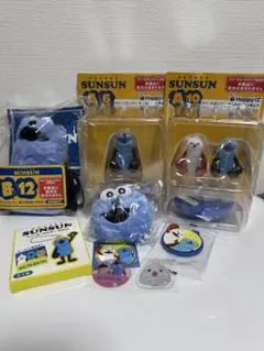 パペットスンスン happyくじ ウェファーチョコ スシロー ポーチ 等20点 