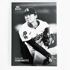 Topps 山本由伸 Black & White ドジャース MLB US限定 - メルカリ