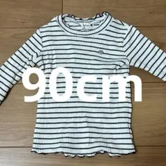 ブランシェス　ストライプ 長袖カットソー 90