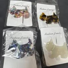 ヘアクリップ 4点セット
